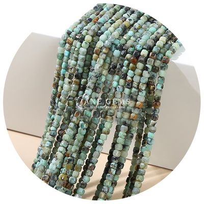 Cristal liso de grânulos soltos de prata Obsidiana Turmalina para fazer artesanato