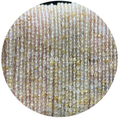 Pedras preciosas personalizadas contas de pedra de lua branca Prehnite roxo jade folhas de contas