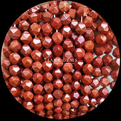 Pedra preciosa facetada Forma de diamante natural Rhodonite Amazonaite