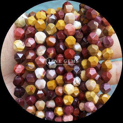 Multicolor diamantes facetadas contas e Blue Sandstone Filamentos para DIY Jewelry Making