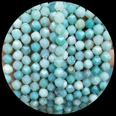 Multicolor diamantes facetadas contas e Blue Sandstone Filamentos para DIY Jewelry Making