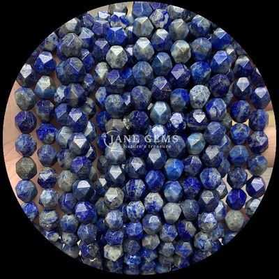 Elegante facetas de pedras preciosas naturais contas Fluorito Lapis Lazuli fios soltos para a fabricação de jóias