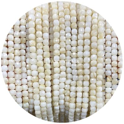 Polished Smooth Loose Beads Cubo de açúcar facetado Para artesanato de bricolage Jóias fazendo gemas