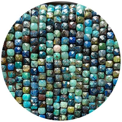 Polished Smooth Loose Beads Cubo de açúcar facetado Para artesanato de bricolage Jóias fazendo gemas