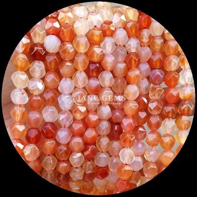 Deslumbrante corte de diamante, contas de pedra preciosa multicoloridas, quartzo claro, cordas soltas de carneliano, para a elaboração de jóias requintadas