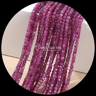 Lapislázuli polido multicolorido Amazonasite Cube Cut Gemstone Beads para fabricação de jóias DIY