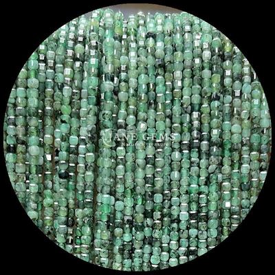 Cubo Quadrado Personalizavel Pérolas de Pedras preciosas Ouro Rutilado Quartzo Prehnite Fios Soltos Pérolas para Fabricação de jóias