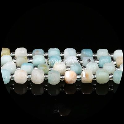 Pedras preciosas naturais assortadas Multicolor Cubo Quadrado Ametista Fios soltos Pedras para jóias DIY
