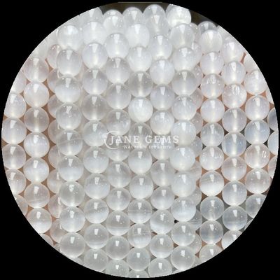 Cor-de-rosa de gemas redondas granito morganita para jóias fazer pulseiras DIY colares / brincos