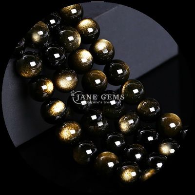 Deslumbrante Multi pedra preciosa Polidas contas Larimar Obsidiano Dourado Filamentos soltos para atrair a atenção Criações de jóias