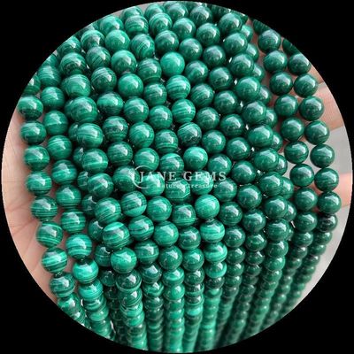 Pedras preciosas redondas polidas DIY contas lapis lazuli malaquita turmalina fios soltos para fabricação de jóias