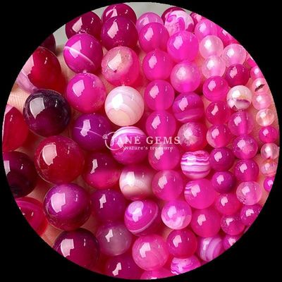 Rondas de 8 mm Polidas contas de pedra natural de gemas Fios para joias Fazer pulseiras DIY Colares em multicolor