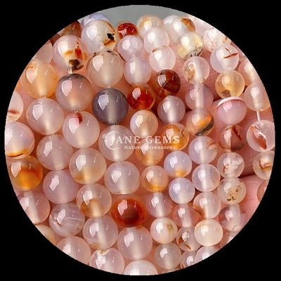 Pedras preciosas de forma redonda, de cores variadas, de ágata, para brincos de jóias