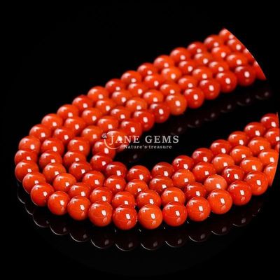 Perlas de Ágata Multicolor personalizadas em forma redonda de 8 mm para fabricação de jóias
