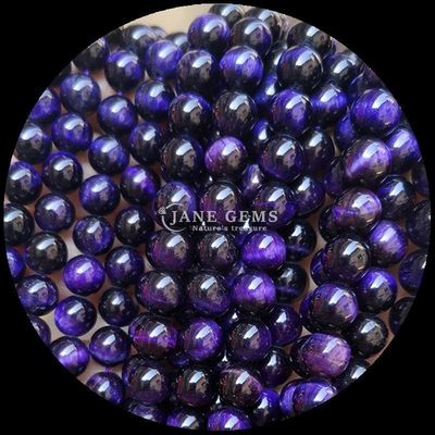Pedras de corte redonda polidas de 8 mm em cores variadas para projetos de beadwork
