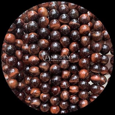 DIY Jewelry Making Essential Gems Bead 8mm Forma Redonda Olho de Tigre Filamentos de contas soltos
