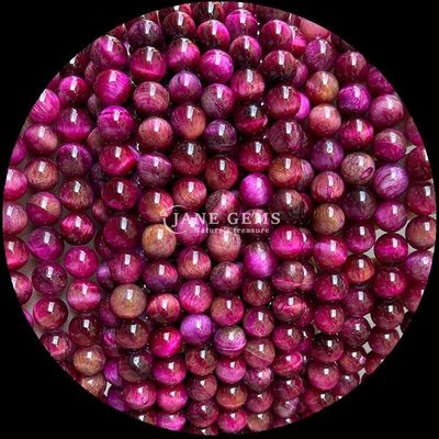 DIY Jewelry Making Essential Gems Bead 8mm Forma Redonda Olho de Tigre Filamentos de contas soltos