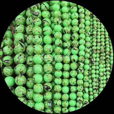 Bolas de pedras preciosas polidas para ornamentação Forma redonda Tamanho 8 mm