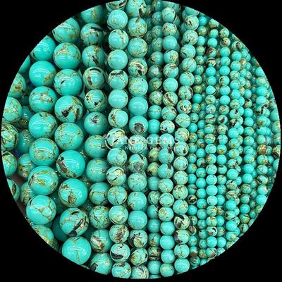 Bolas de pedras preciosas polidas para ornamentação Forma redonda Tamanho 8 mm