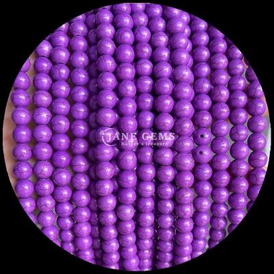 8mm de gemas polidas contas para joalheria, materiais de fabricação, de várias cores Turquesa