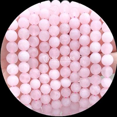 Multicolored gemstone Beads 8mm Various Frosted Loose Round Bead Strands para a fabricação de pulseiras e colares