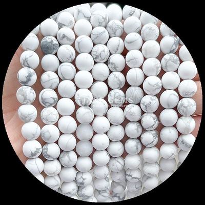 Multicolored gemstone Beads 8mm Various Frosted Loose Round Bead Strands para a fabricação de pulseiras e colares