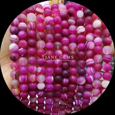 8mm Natural gemstone contas gemas contas várias bandas de ágata congelada fios de contas soltas para acessórios artesanais de contas