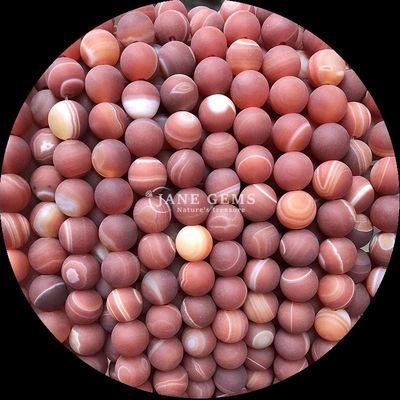 8mm Natural gemstone contas gemas contas várias bandas de ágata congelada fios de contas soltas para acessórios artesanais de contas