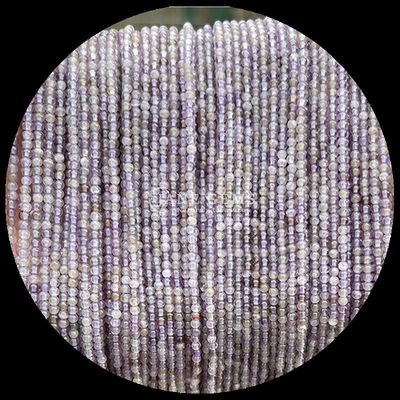 Filamentos de contas de amatista de várias cores gemas polidas redondas para a fabricação de jóias de cristal versátil