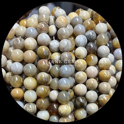 Forma redonda gemas contas Perfeito para pulseiras Vários tipos de pedra Sangue de dragão Ágata indiana Rondas soltas gemas de pedras preciosas