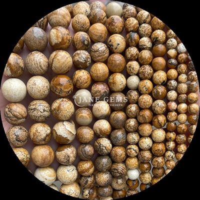 Pedras preciosas de forma redonda Várias pedras naturais de cura Ouro arenito labradorita fios soltos de contas para as exigências de seus clientes