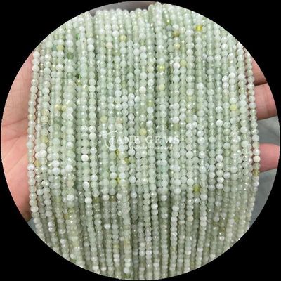 Pedras preciosas naturais contas de corte redondo cristal de curas de facetas mini pedras preciosas musgo ágata floco de neve obsidiana vários fios de contas soltas ideal para acessórios artesanais