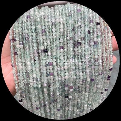 Pedras preciosas naturais contas de corte redondo cristal de curas de facetas mini pedras preciosas musgo ágata floco de neve obsidiana vários fios de contas soltas ideal para acessórios artesanais