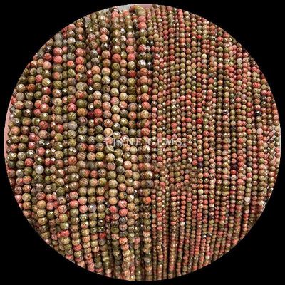Melhores contas de pedras preciosas naturais várias pedras cristalinas curativas aventurino verde unakite e mais minisinhas de facetas soltas para suas necessidades B2B