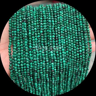 DIY Jewelry Making Gemstone Vários tipos Apatite Malachite Mini Faceted Loose Bead Strands Pedras de cristal curativas