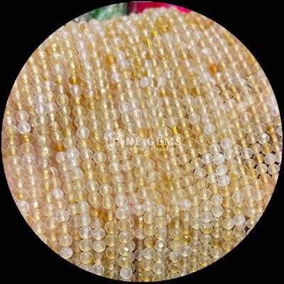 Perlas de gemas redondas A escolha definitiva para fazer jóias e acessórios personalizados Vários tipos de rubi Zoisite morango Quartzo Mini Facetado Filamentos de contas soltas Cristal Pedras de cura