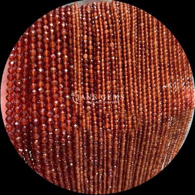 Perlas de gemas redondas A escolha definitiva para fazer jóias e acessórios personalizados Vários tipos de rubi Zoisite morango Quartzo Mini Facetado Filamentos de contas soltas Cristal Pedras de cura