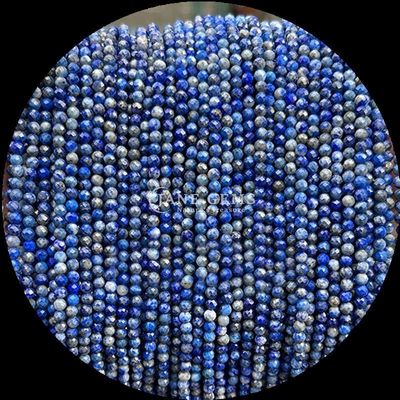 Origem colares gemas contas pré-nita lapis lazuli mini facetas folhas de contas adequadas para cores assortadas