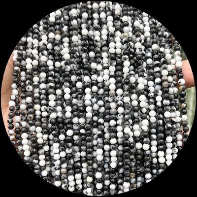 Pedra preciosa polida de várias cores Mini contas redondas de jardim Quartz Pedra de lua para artesanato e design superiores