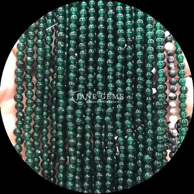 Pedra preciosa polida de várias cores Mini contas redondas de jardim Quartz Pedra de lua para artesanato e design superiores